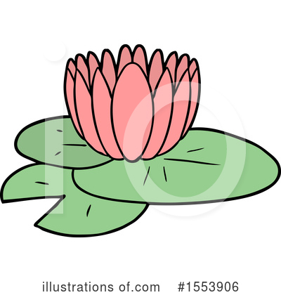 Royalty-Free (RF) Water Lily Clipart Illustration by lineartestpilot - Stock Sample #1553906