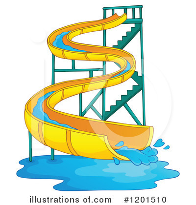 Water Slide Clipart #1201510 by visekart