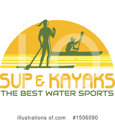 Kayaking Clipart #1506090 by patrimonio