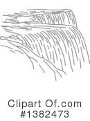 Waterfall Clipart #1382473 by Vector Tradition SM