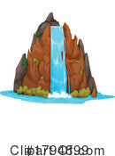 Waterfall Clipart #1794899 by Vector Tradition SM