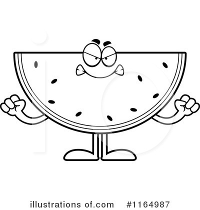 Royalty-Free (RF) Watermelon Clipart Illustration by Cory Thoman - Stock Sample #1164987