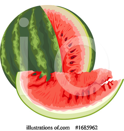 Royalty-Free (RF) Watermelon Clipart Illustration by Morphart Creations - Stock Sample #1685962