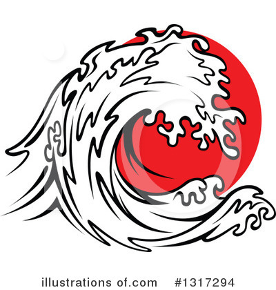 Wave Clipart #1317294 by Vector Tradition SM