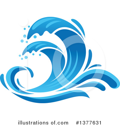 Royalty-Free (RF) Wave Clipart Illustration by Vector Tradition SM - Stock Sample #1377631