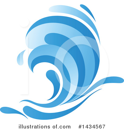 Royalty-Free (RF) Wave Clipart Illustration by Vector Tradition SM - Stock Sample #1434567