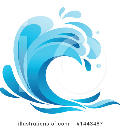 Royalty-Free (RF) Wave Clipart Illustration by Vector Tradition SM - Stock Sample #1443487