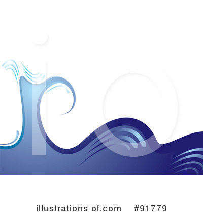 Royalty-Free (RF) Wave Clipart Illustration by michaeltravers - Stock Sample #91779
