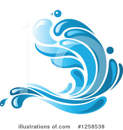 Royalty-Free (RF) Waves Clipart Illustration by Vector Tradition SM - Stock Sample #1258538