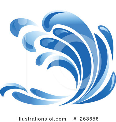 Royalty-Free (RF) Waves Clipart Illustration by Vector Tradition SM - Stock Sample #1263656
