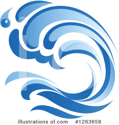 Royalty-Free (RF) Waves Clipart Illustration by Vector Tradition SM - Stock Sample #1263658