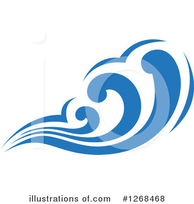 Royalty-Free (RF) Waves Clipart Illustration by Vector Tradition SM - Stock Sample #1268468