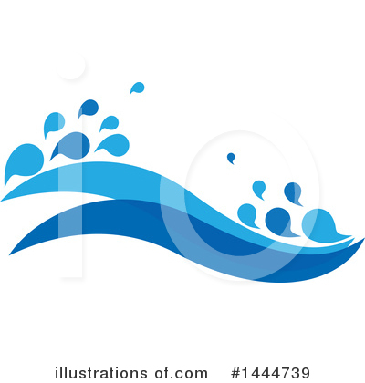 Royalty-Free (RF) Waves Clipart Illustration by ColorMagic - Stock Sample #1444739
