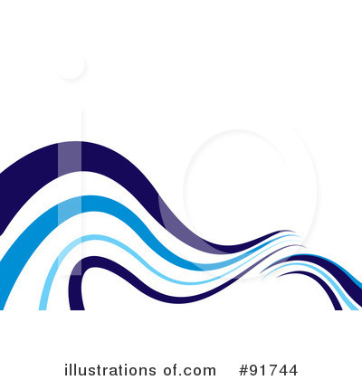 Royalty-Free (RF) Waves Clipart Illustration by michaeltravers - Stock Sample #91744