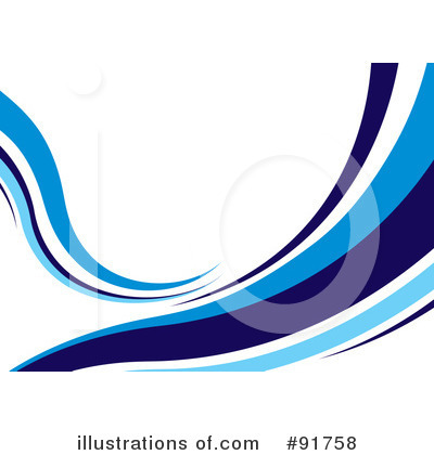 Royalty-Free (RF) Waves Clipart Illustration by michaeltravers - Stock Sample #91758