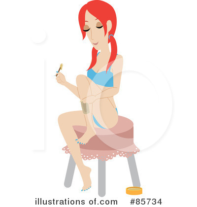 Royalty-Free (RF) Waxing Clipart Illustration by Rosie Piter - Stock Sample #85734