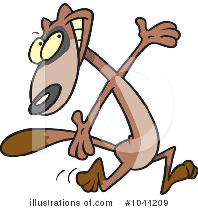 Royalty-Free (RF) Weasel Clipart Illustration by toonaday - Stock Sample #1044209
