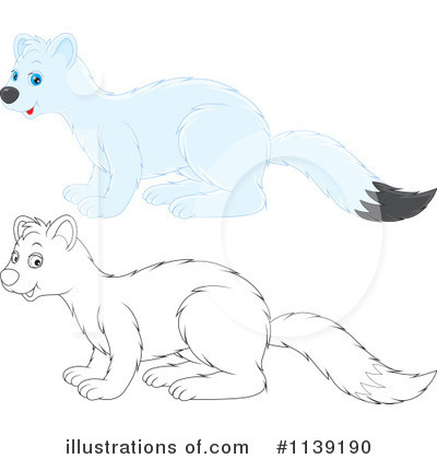 Royalty-Free (RF) Weasel Clipart Illustration by Alex Bannykh - Stock Sample #1139190