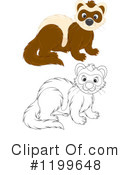 Weasel Clipart #1199648 by Alex Bannykh