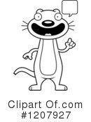 Weasel Clipart #1207927 by Cory Thoman