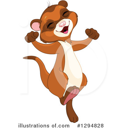 Royalty-Free (RF) Weasel Clipart Illustration by Pushkin - Stock Sample #1294828