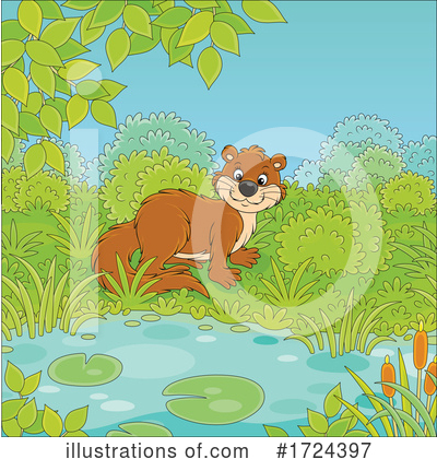 Royalty-Free (RF) Weasel Clipart Illustration by Alex Bannykh - Stock Sample #1724397