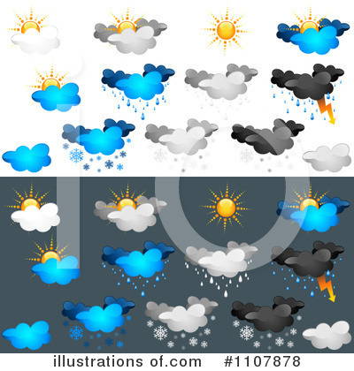 Clouds Clipart #1107878 by dero