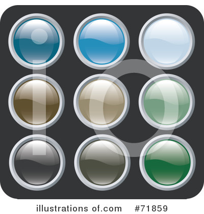 Royalty-Free (RF) Web Site Button Clipart Illustration by inkgraphics - Stock Sample #71859
