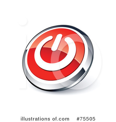 Royalty-Free (RF) Web Site Button Clipart Illustration by beboy - Stock Sample #75505