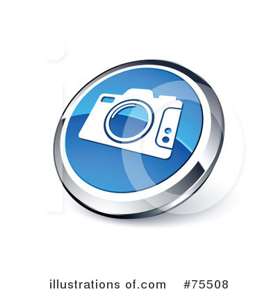 Royalty-Free (RF) Web Site Button Clipart Illustration by beboy - Stock Sample #75508