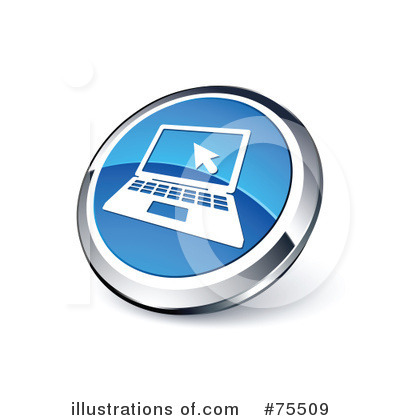 Royalty-Free (RF) Web Site Button Clipart Illustration by beboy - Stock Sample #75509