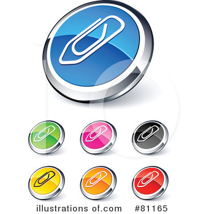 Royalty-Free (RF) Web Site Buttons Clipart Illustration by beboy - Stock Sample #81165