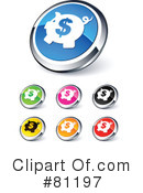 Web Site Buttons Clipart #81197 by beboy