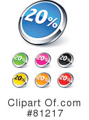 Web Site Buttons Clipart #81217 by beboy
