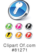 Web Site Buttons Clipart #81271 by beboy