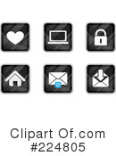 Web Site Icons Clipart #224805 by Qiun