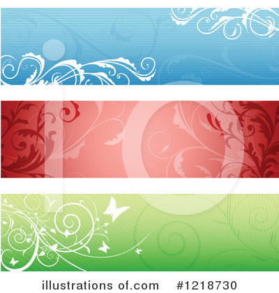 Royalty-Free (RF) Website Banner Clipart Illustration by dero - Stock Sample #1218730