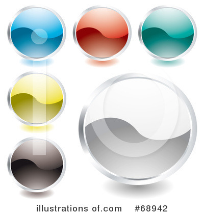 Royalty-Free (RF) Website Buttons Clipart Illustration by michaeltravers - Stock Sample #68942