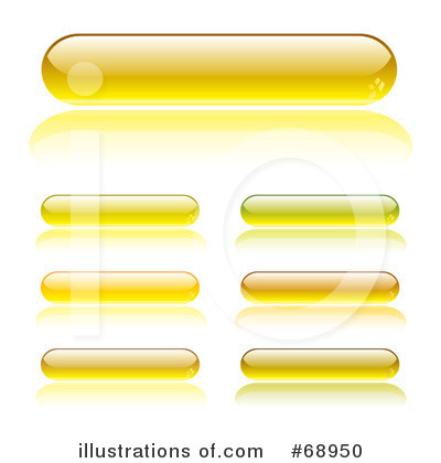 Royalty-Free (RF) Website Buttons Clipart Illustration by michaeltravers - Stock Sample #68950