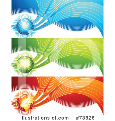 Royalty-Free (RF) Website Header Clipart Illustration by elena - Stock Sample #73826