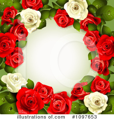 Royalty-Free (RF) Wedding Background Clipart Illustration by merlinul - Stock Sample #1097653
