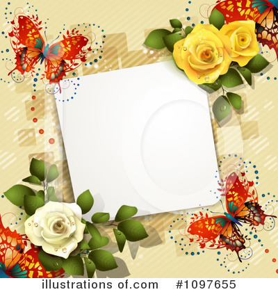 Wedding Background Clipart #1097655 by merlinul