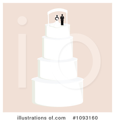Royalty-Free (RF) Wedding Cake Clipart Illustration by Randomway - Stock Sample #1093160