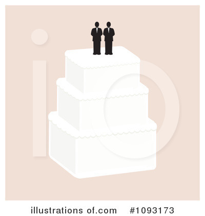 Royalty-Free (RF) Wedding Cake Clipart Illustration by Randomway - Stock Sample #1093173