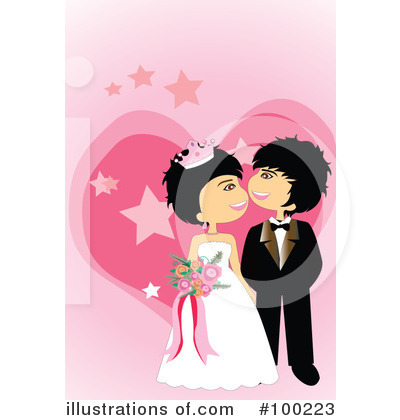 Royalty-Free (RF) Wedding Clipart Illustration by mayawizard101 - Stock Sample #100223
