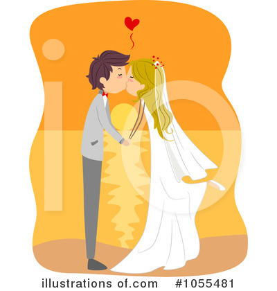 Royalty-Free (RF) Wedding Clipart Illustration by BNP Design Studio - Stock Sample #1055481