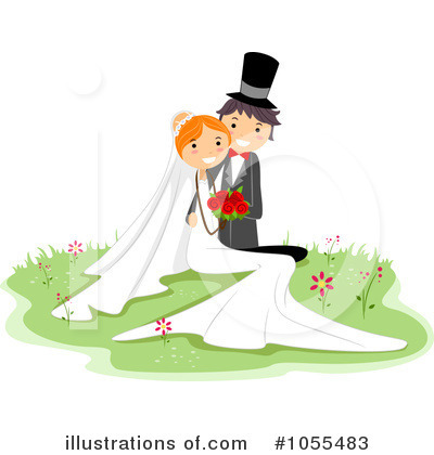 Royalty-Free (RF) Wedding Clipart Illustration by BNP Design Studio - Stock Sample #1055483