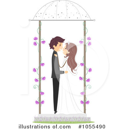 Royalty-Free (RF) Wedding Clipart Illustration by BNP Design Studio - Stock Sample #1055490