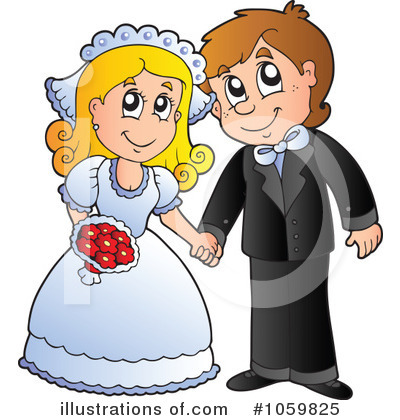 Wedding Couple Clipart #1059825 by visekart