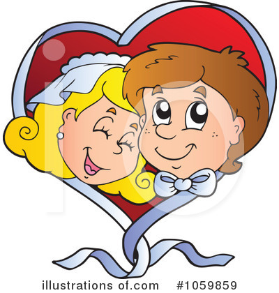 Royalty-Free (RF) Wedding Clipart Illustration by visekart - Stock Sample #1059859
